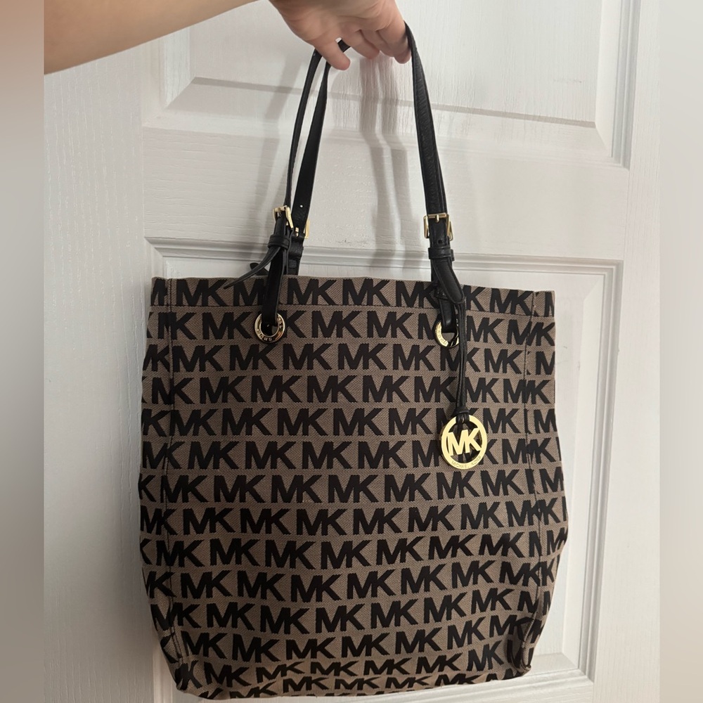 Michael Kors Monogram Canvas Tote
